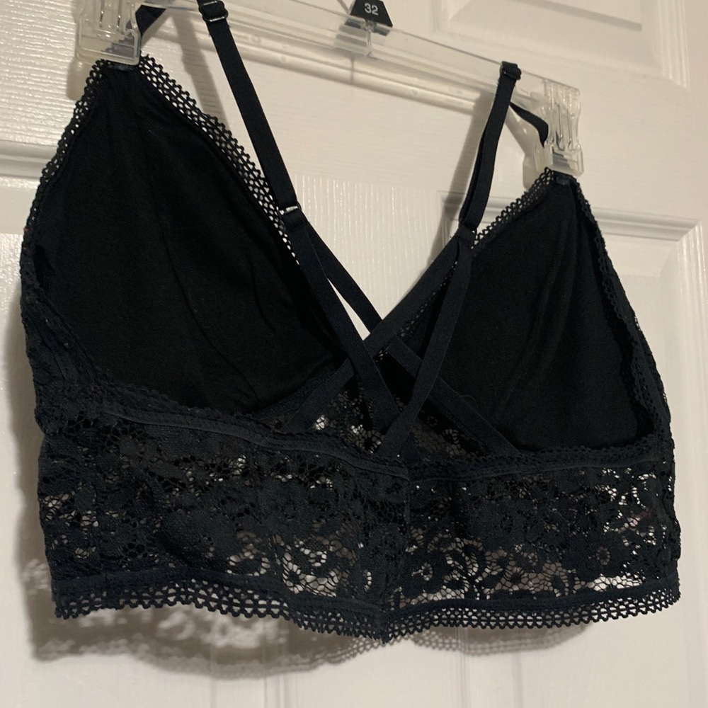 Black Lacey Bandeau